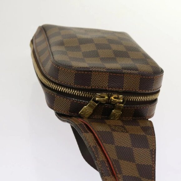 LOUIS VUITTON Damier Ebene Geronimos Shoulder Bag N51994 LV Auth 62998A - Picture 7 of 15